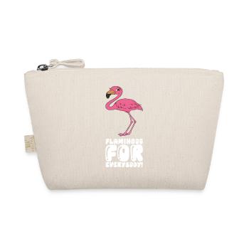 Funny flamingo graphics - Organic Pouch - nature - Front