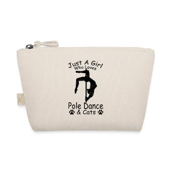 Just one girl, the Pole Dance & Cats Pole - Organic Pouch - nature - Front