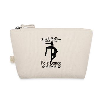 Just one girl, the Pole Dance & Dogs Pole Dance - Organic Pouch - nature - Front