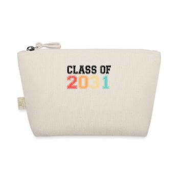 Class Of 2031 Graduation Retro Vintage - Organic Pouch - nature - Front