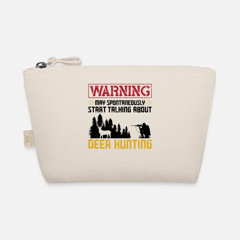 Buck Deer Hunting Hunter Warning Organic Pouch