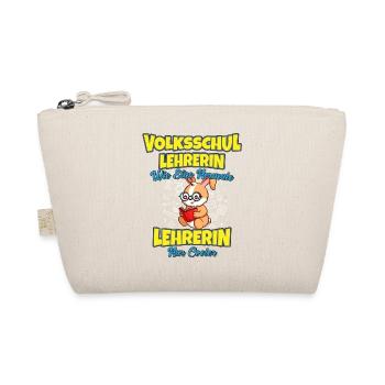 Volksschullehrerin Volksschule Lehrkraft Lehrerin - Bio-Täschchen - Natur - Vorne