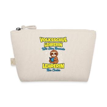 Volksschullehrerin Volksschule Lehrkraft Lehrerin - Bio-Täschchen - Natur - Vorne