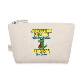 Volksschullehrerin Volksschule Lehrkraft Lehrerin - Bio-Täschchen - Natur - Vorne