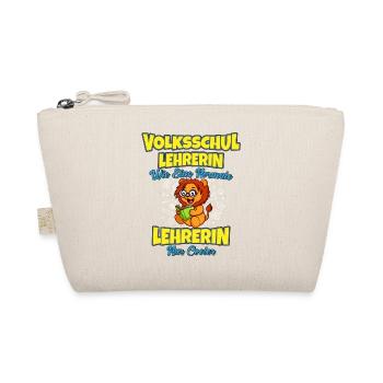 Volksschullehrerin Volksschule Lehrkraft Lehrerin - Bio-Täschchen - Natur - Vorne
