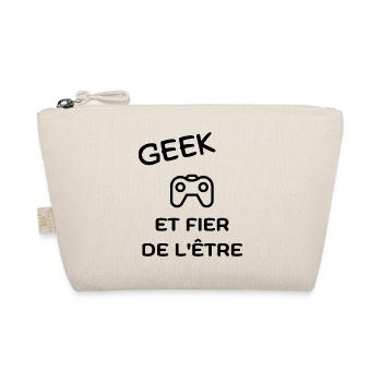 GEEK ET FIER DE L'ÊTRE -idée cadeau pour gameur - Trousse biologique - nature - Devant