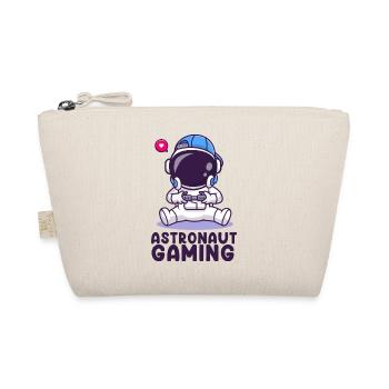 Astronaut Gaming Awesome Cute Gaming T-Shirt - Organic Pouch - nature - Front