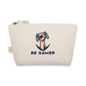 Vintage Be Gamer Awesome T-Shirt For Gamers - Organic Pouch - nature - Front