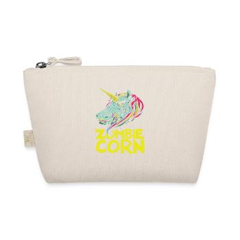 Zombiecorn Zombie Unicorn Lover Halloween Animal - Organic Pouch - nature - Front