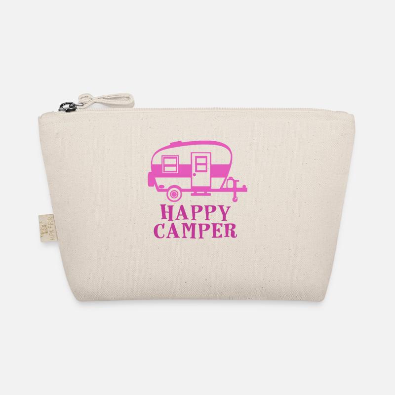 Glückliche Camper Wandershirt Bio-Täschchen