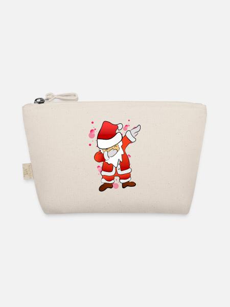Dabbing Nicholas - Organic Pouch - nature - Front