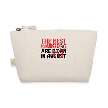 Infirmière née en août - Trousse biologique - nature - Devant