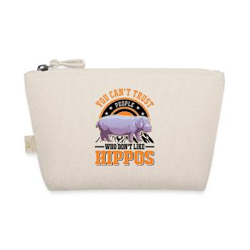Hippo Lover Hippo Hippo Hippo - Trousse biologique - nature - Devant