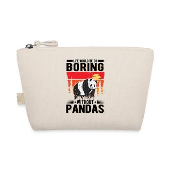 Life would be so boring without Pandas - Organic Pouch - nature - Front
