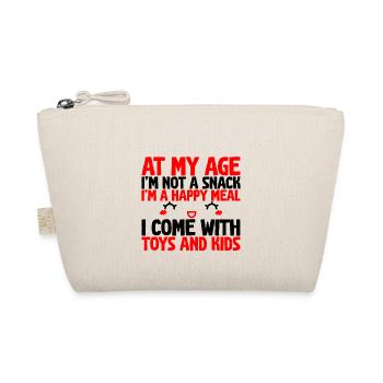 At My Age I'm Not A Snack, I'm A Happy Meal 3 - Bio-Täschchen - Natur - Vorne