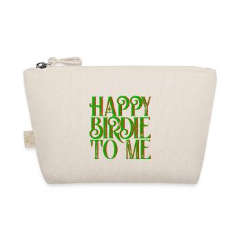 Happy Birdie To Me 3 - Bio-Täschchen - Natur - Vorne