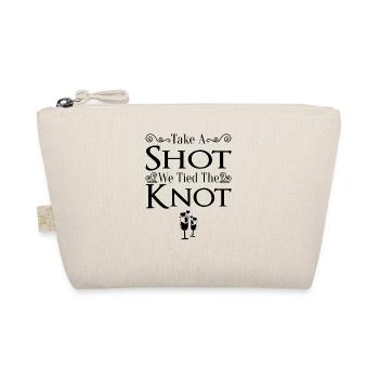 JGA Wedding Marriage Jungesellenabschied Party - Organic Pouch - nature - Front