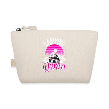 Camping Queen Camper Camping Grandma - Organic Pouch - nature - Front