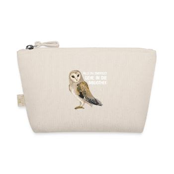 Magische Eule Vögel Schleiereule Bibliothek - Bio-Täschchen - Natur - Vorne