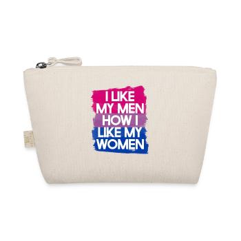 LGBT Rainbow Gay Pride Homo Lesbian Gay - Organic Pouch - nature - Front