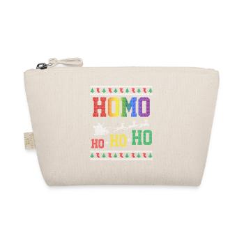 LGBT Rainbow Gay Pride Homo Lesbian Gay - Organic Pouch - nature - Front