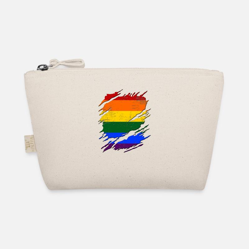LGBT Regenbogen Gay Pride Homo Lesbisch Schwul Bio-Täschchen