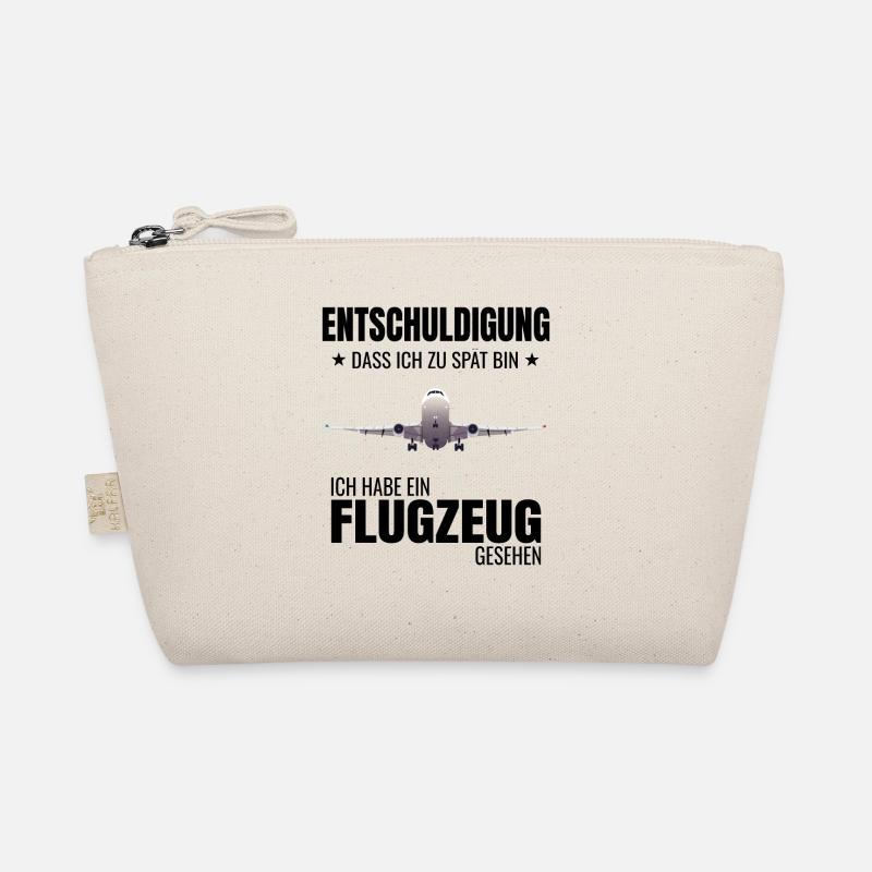 Flugzeug Luftfahrt Flieger Planespotter Idee Bio-Täschchen