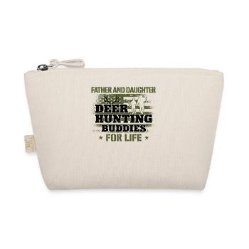 Buck Deer Hunting Hunter Father - Organic Pouch - nature - Front