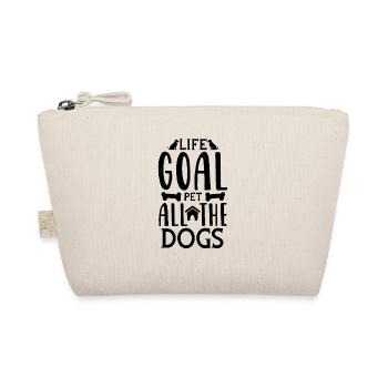 Life goal pet for all dogs - Organic Pouch - nature - Front