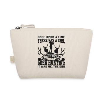 Buck Deer Hunting Hunter Girl Once - Bio-Täschchen - Natur - Vorne