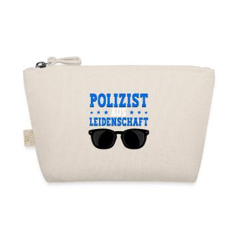 Polizist Polizei - Bio-Täschchen - Natur - Vorne