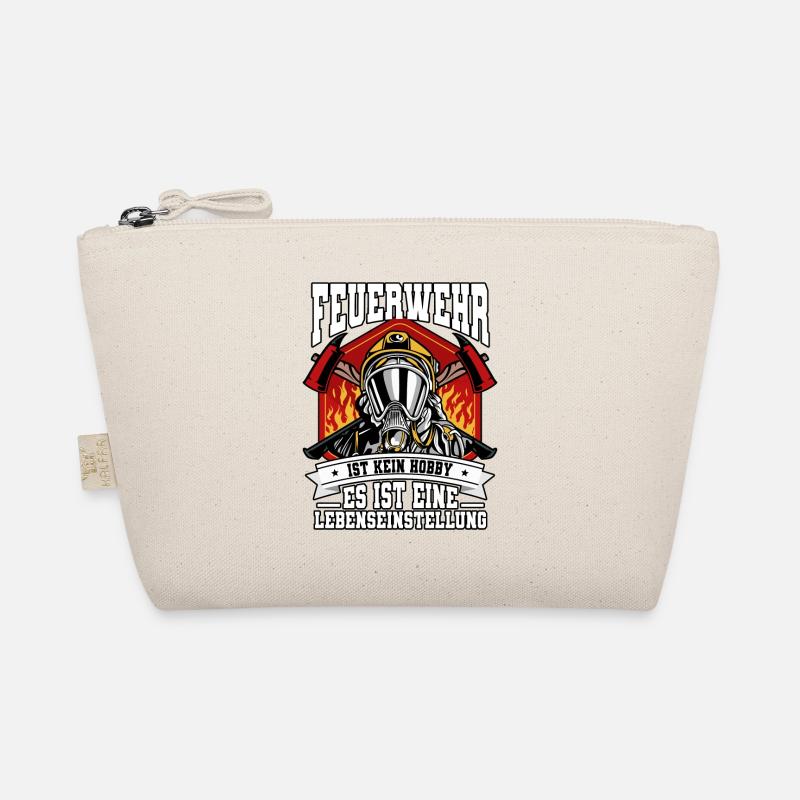 Feuerwehr Feuerwehrmann - Bio-Täschchen - Natur