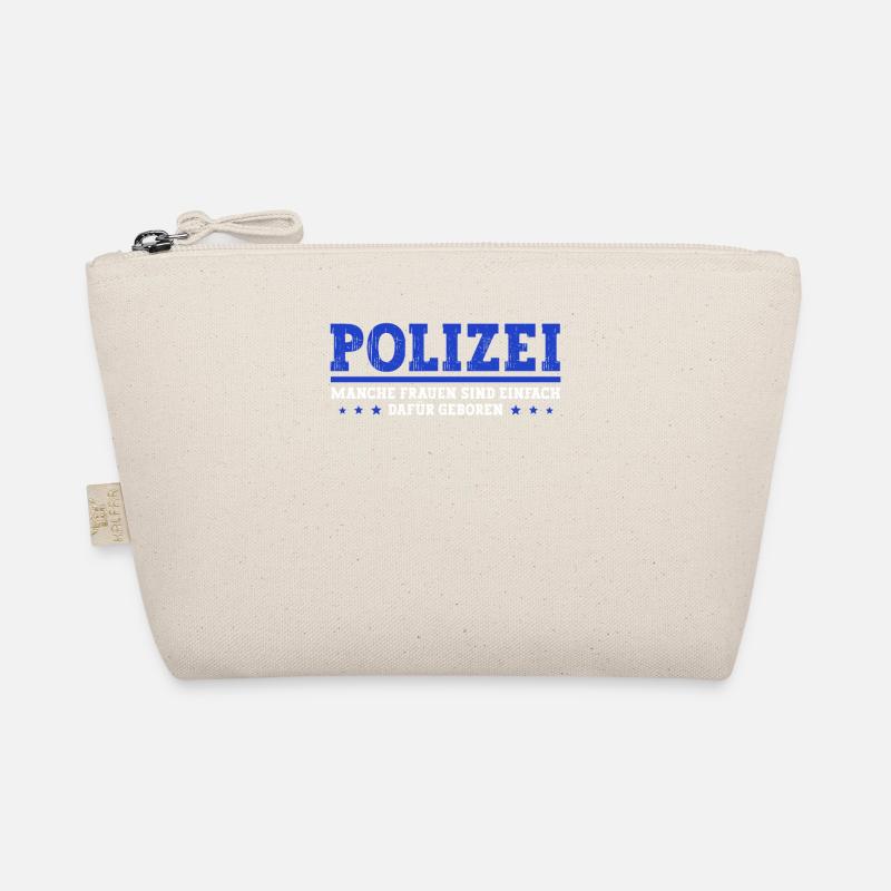 Polizist Polizei Frauen - Bio-Täschchen - Natur