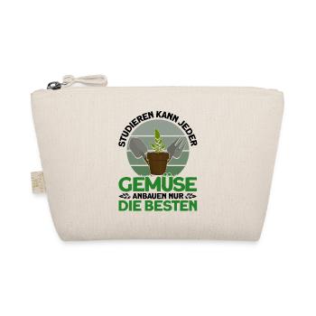 Gemüse Anbauen Die Besten Gärtner Geschenk - Bio-Täschchen - Natur - Vorne