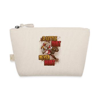 A bit of dirt doesn't hurt, motorcross. - Organic Pouch - nature - Front
