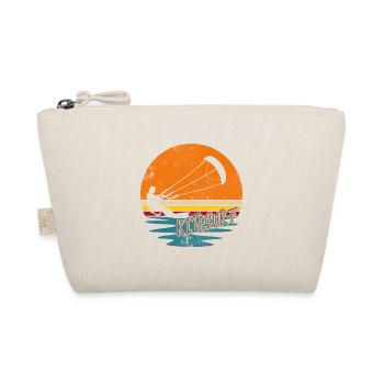 Kitesurfen Kitesurf Kitesurfer Kiteboard - Bio-Täschchen - Natur - Vorne