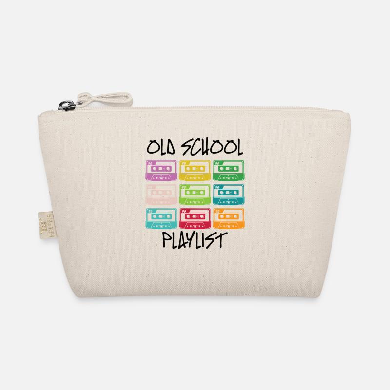 Cassette Floppy VHS Retro Childhood Memory Organic Pouch