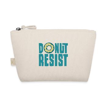 Policeman Saying Funny Donut Resist - Organic Pouch - nature - Front