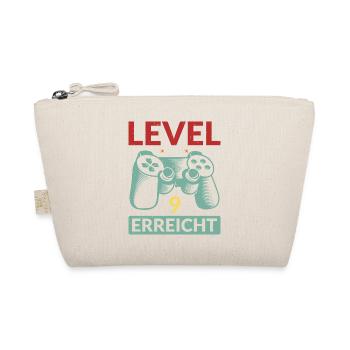Level 9 Erreicht Gamer - Bio-Täschchen - Natur - Vorne