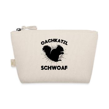 Eichhörnchen Dialekt Spruch Eichhörnchen Oachkatzl - Bio-Täschchen - Natur - Vorne