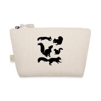 Squirrel, cute squirrel lover, - Organic Pouch - nature - Front