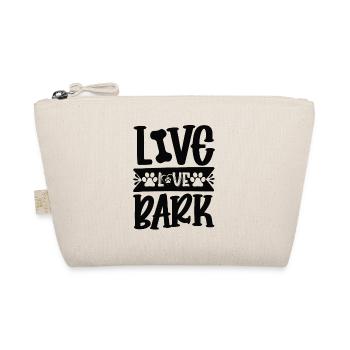Life Love Barking - Organic Pouch - nature - Front