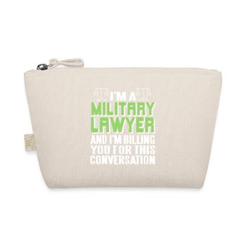 I'm A Military Lawyer Cool Epic Funny T-Shirt - Bio-Täschchen - Natur - Vorne