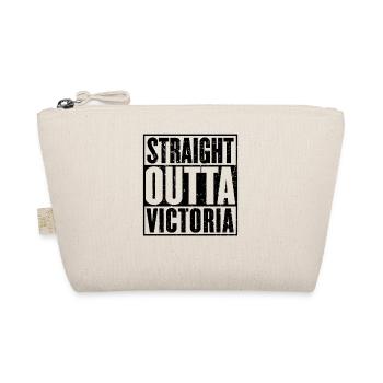 Gerade Outta Victoria Vintage - Bio-Täschchen - Natur - Vorne