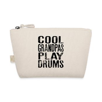 Cool Grandpas Play Drums Funny Gift For Drummer - Organic Pouch - nature - Front