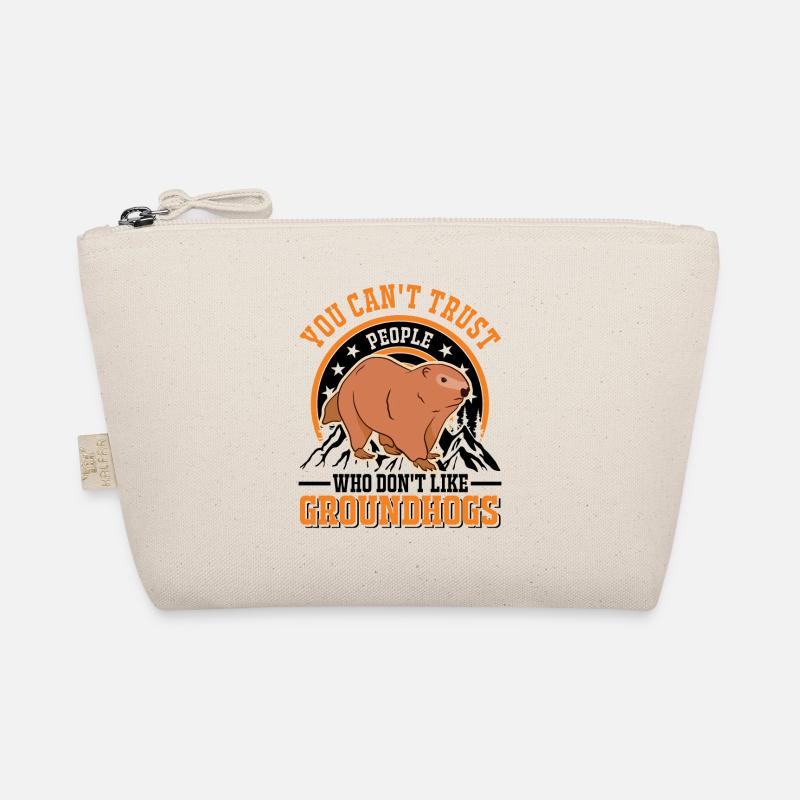 Murmeltier Groundhog Marmot Waldmurmeltier Bio-Täschchen