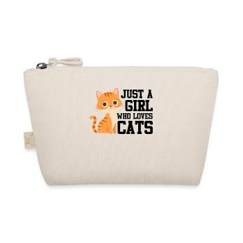 Juste une fille qui aime les chats Chat - Trousse biologique - nature - Devant