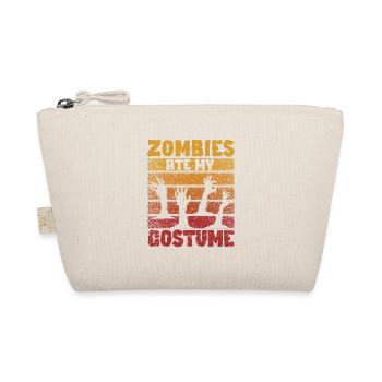 Lustiges Halloween Zombie Eat Monsters Zombies - Bio-Täschchen - Natur - Vorne