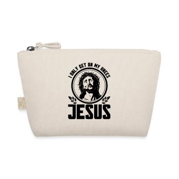 Jesus Bibel Christlich Religiös Kirche Geschenk - Bio-Täschchen - Natur - Vorne