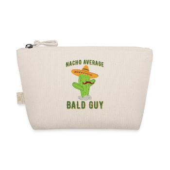 Nacho Average Bald Guy Hilarious Bald Man Humor - Organic Pouch - nature - Front